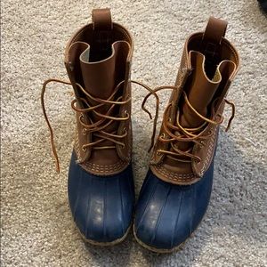 Navy Bean Boots